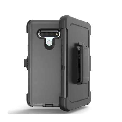 Heavy Duty Hybrid Phone Case For LG K51 Stylo 6 Defender Case Shockproof Protective Mobile Cover With Belt Clip case